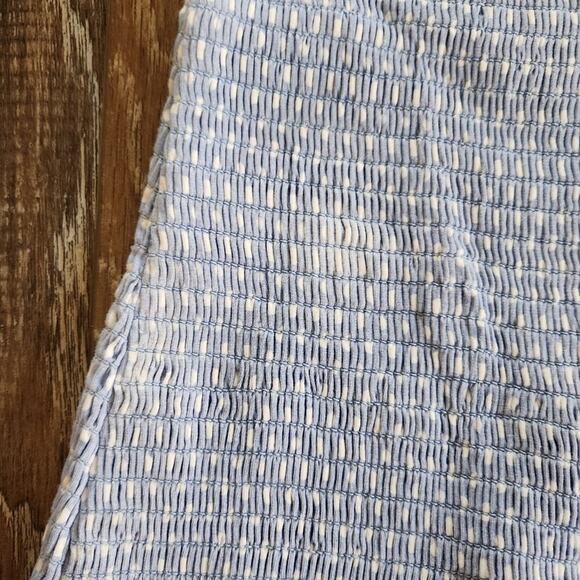 Caroline Constas Tilly Dress Blue White Mini Polka Dot Small Off the Shoulder - Picture 14 of 14